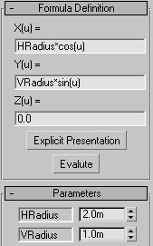 Ellipse setting