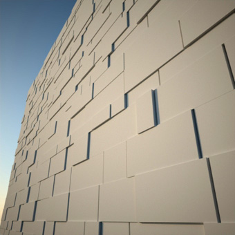 Parametric stone wall